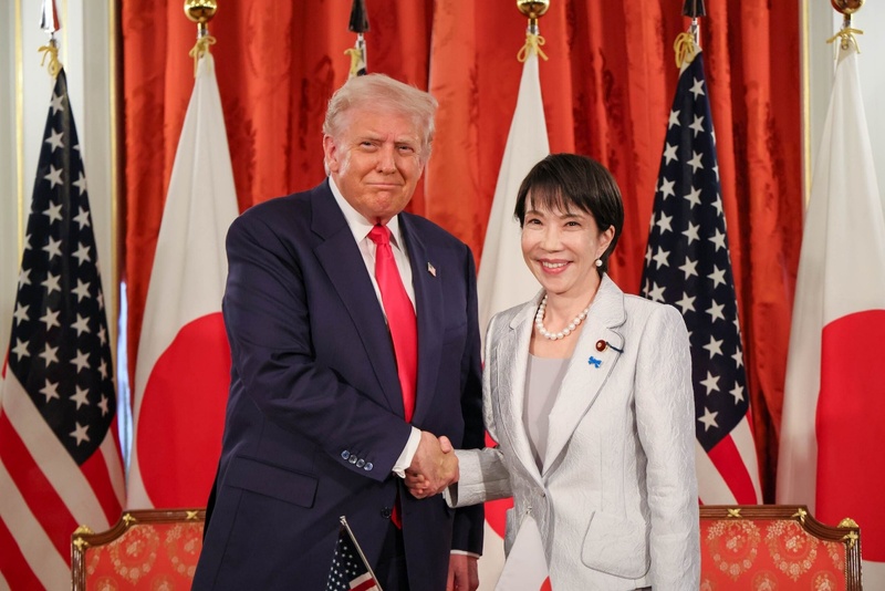 川普與高市早苗
